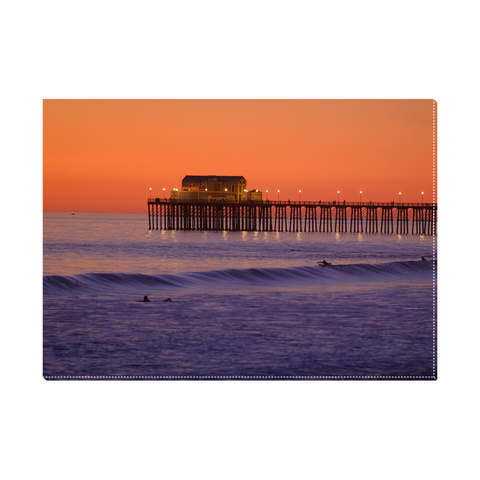 Sunset Pier Canvas Mini
