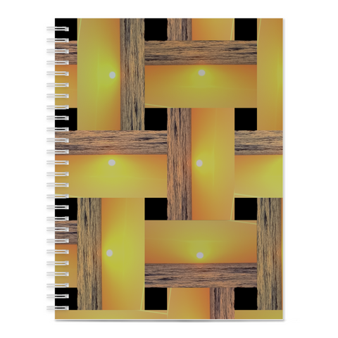 Sunset Plaid Notebook