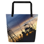 Bird on a Boat Large Tote