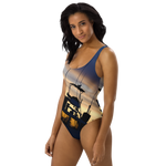 Bird on a Boat One-Piece Swimsuit