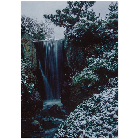 Winter Waterfall 5x7 Canvas Mini