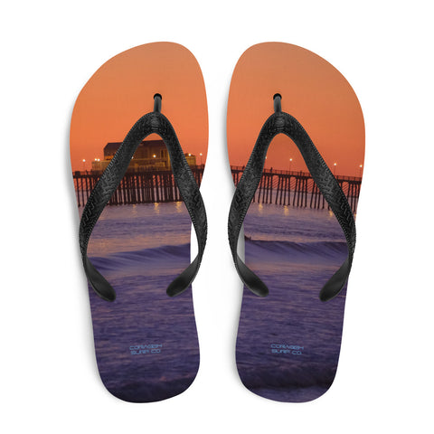 Sunset Pier Flip-Flops