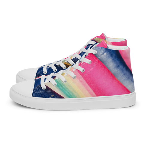 Surf's Up! women’s high top canvas shoes