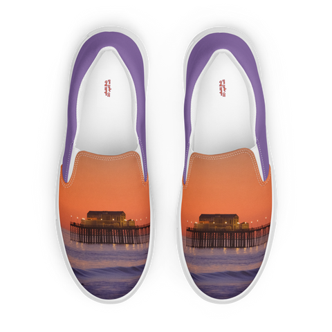 Sunset Pier women’s slip-on canvas shoes